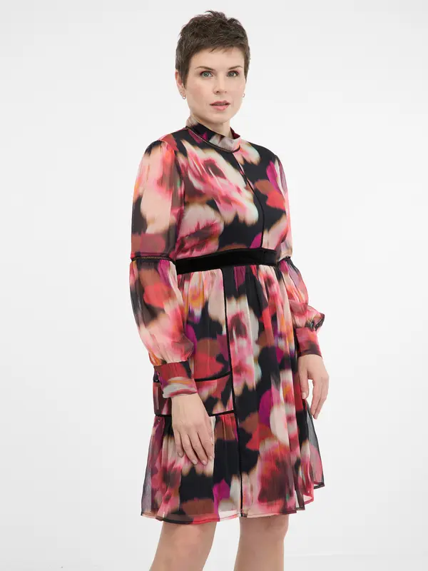 Orsay Red Patterned Women's Knee-Length Dress ORSAY - Women's