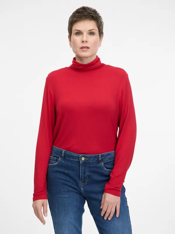 Orsay Red Women's Long Sleeve T-Shirt ORSAY - Women's