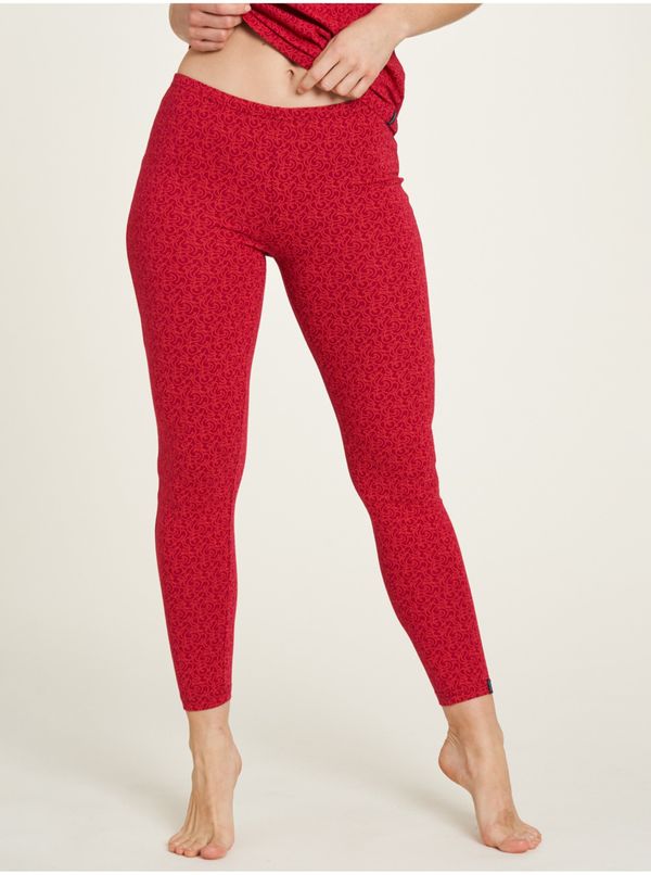 Tranquillo Red Women's Patterned Leggings Tranquillo - Women