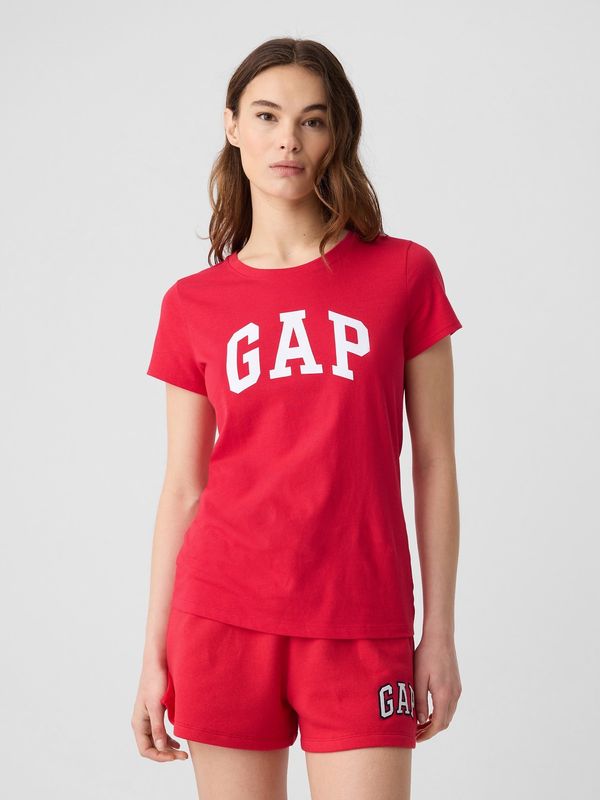 GAP Red women's T-shirt with GAP logo