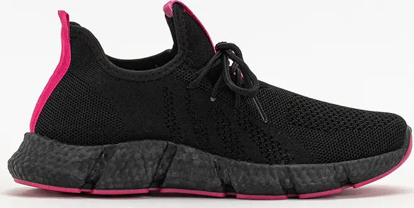Resti Resti Black and fuchsia women's sports shoes Bommgi - Footwear
