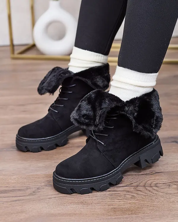 Resti Resti Black women's lace-up boots Cavenma