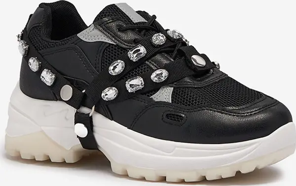 Resti Resti Black women's sneakers with a thick sole Natsumi - Footwear