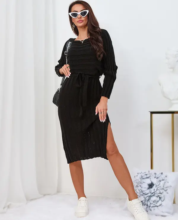 Resti Resti Black women's sweater dress