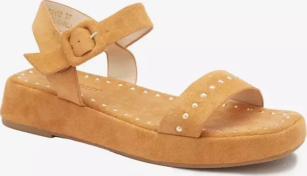 Resti Resti Brown women's sandals with rhinestones Franssia - Footwear