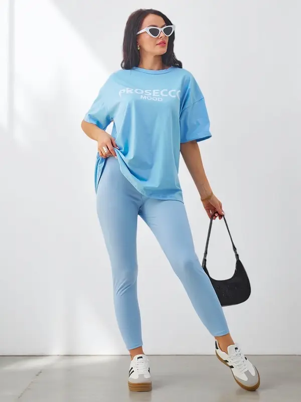 Resti Resti Cotton women's set with short sleeves and leggings