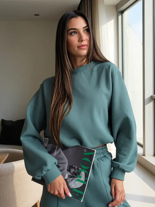 Resti Resti Cotton women's tracksuit set