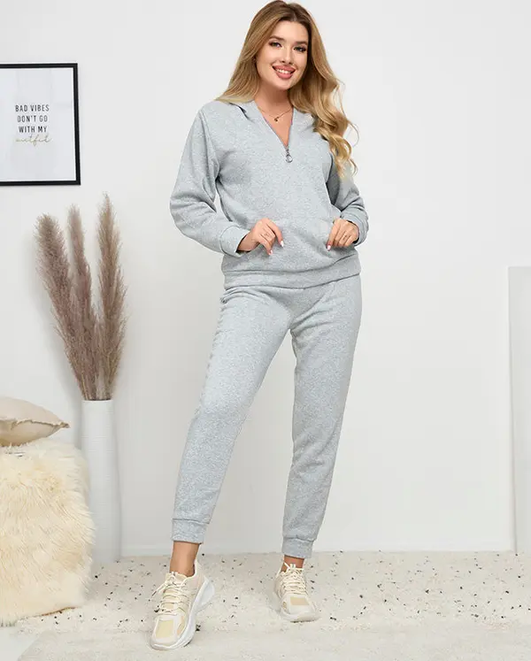 Resti Resti Gray women's insulated tracksuit set - Clothing
