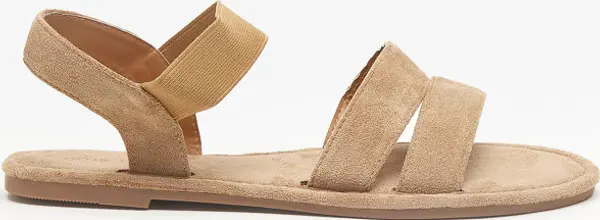 Resti Resti Light brown women's eco-suede flat sandals Nerina - Footwear