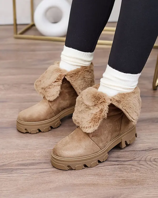 Resti Resti Light brown women's lace-up boots Cavenma