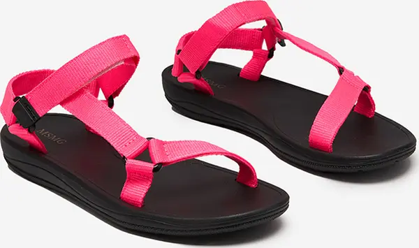 Resti Resti Neon pink Tatags women's sports sandals - Footwear