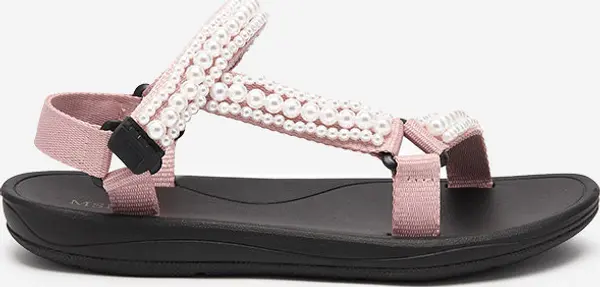 Resti Resti Pink women's sports sandals with Dotiss pearls- Footwear
