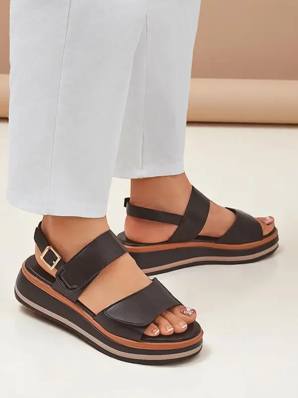 Resti Resti Royal Fashion Women's Thick-Soled Tulip Sandals
