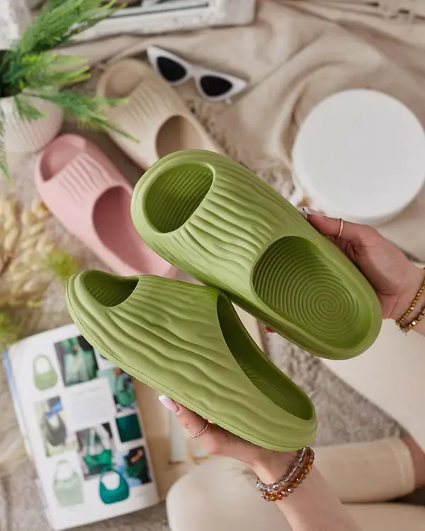 Resti Resti Royalfashion Women's Magged rubber flip-flops