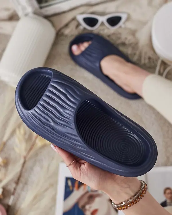 Resti Resti Royalfashion Women's Magged rubber flip-flops