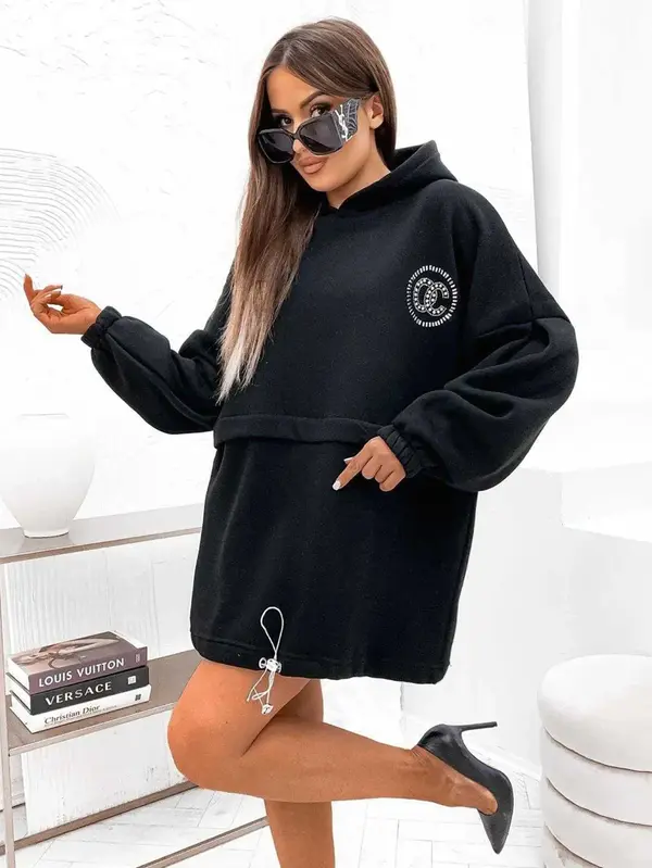 Resti Resti Women's cotton mini dress in sweatshirt style