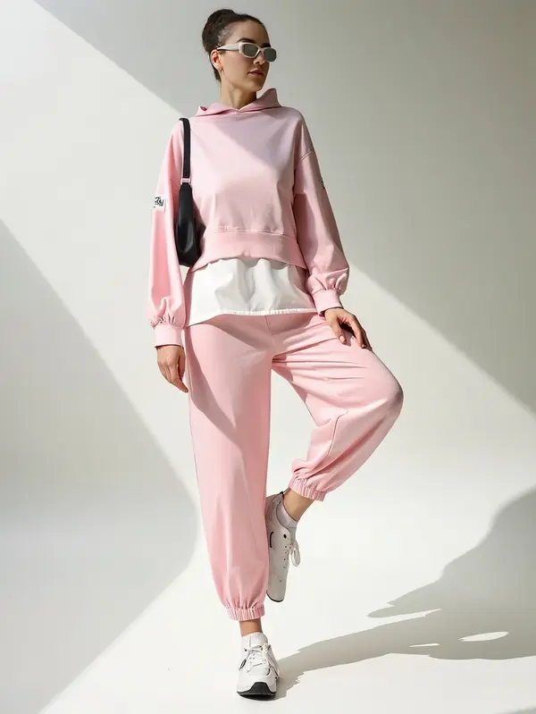 Resti Resti Women's cotton set with a shirt-like insert