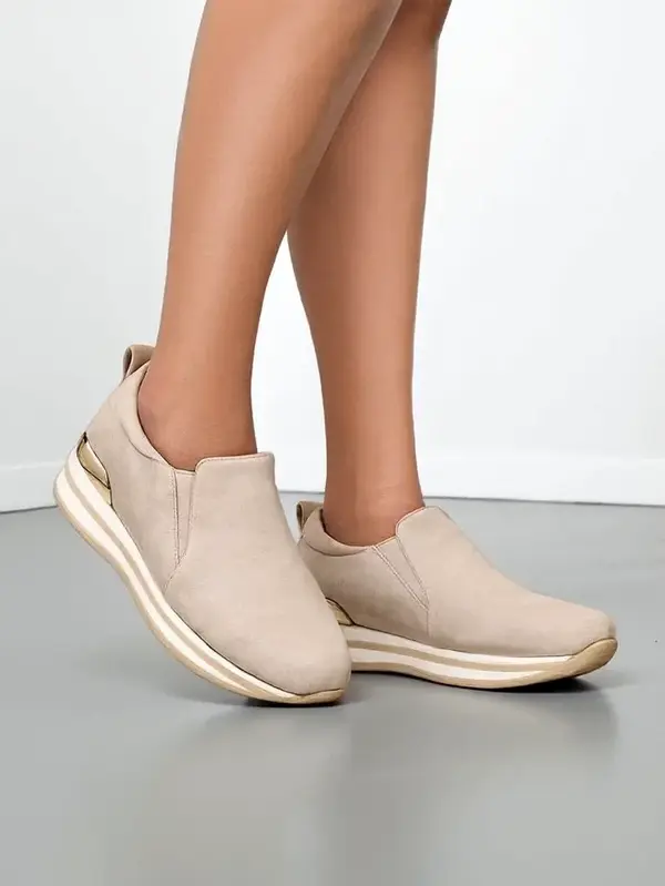 Resti Resti Women's eco suede loafers Rabbite