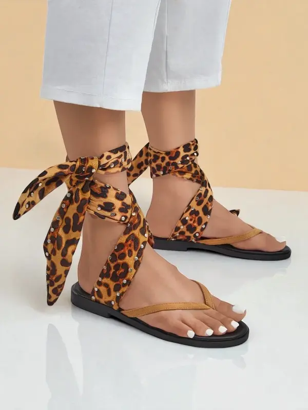 Resti Resti Women's flip-flops with a decorative strap Safari Sweet