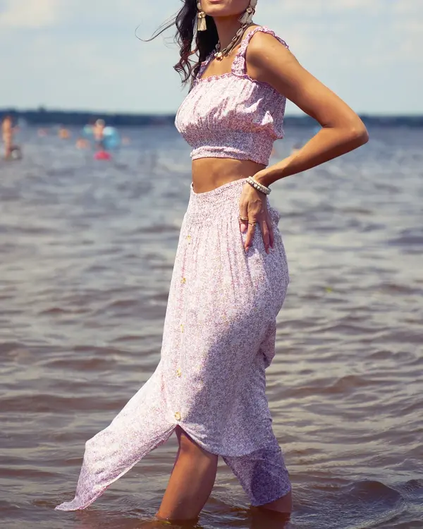 Resti Resti Women's floral pink set