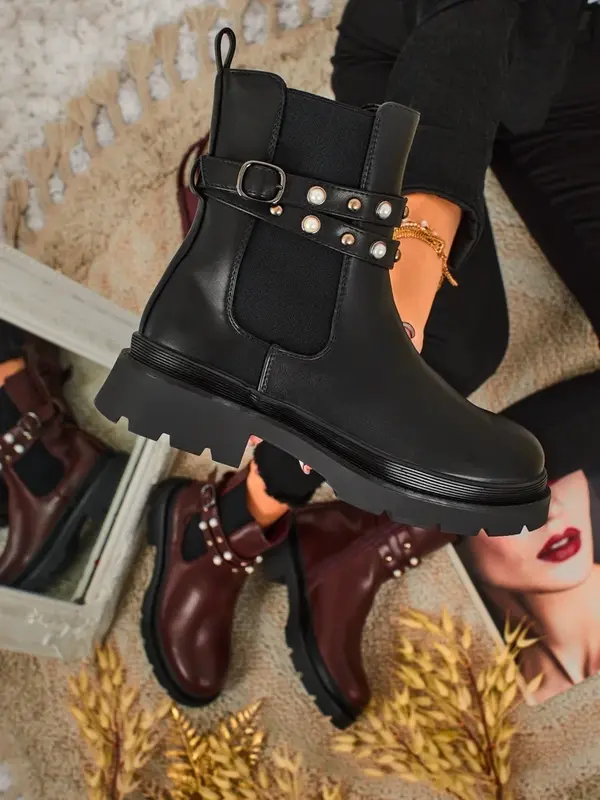 Resti Resti Women's High Eco-Leather Ankle Boots Pearl Mist