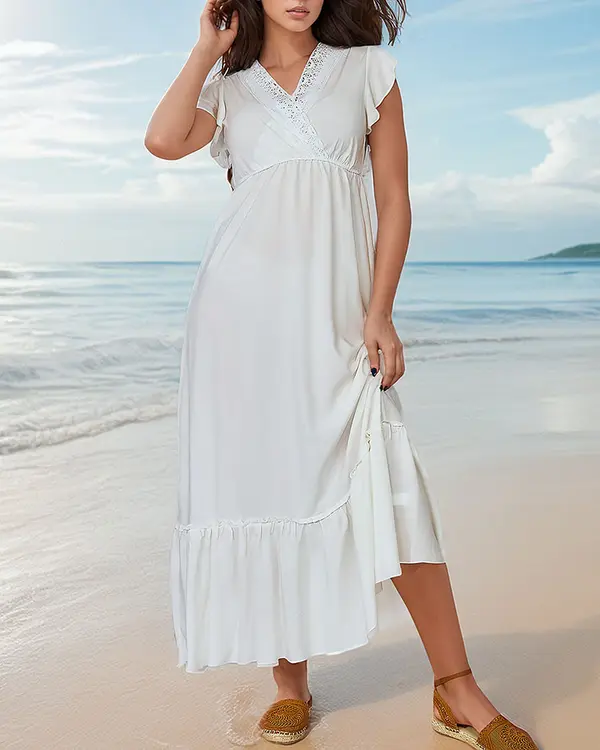 Resti Resti Women's Long Dress with Lace