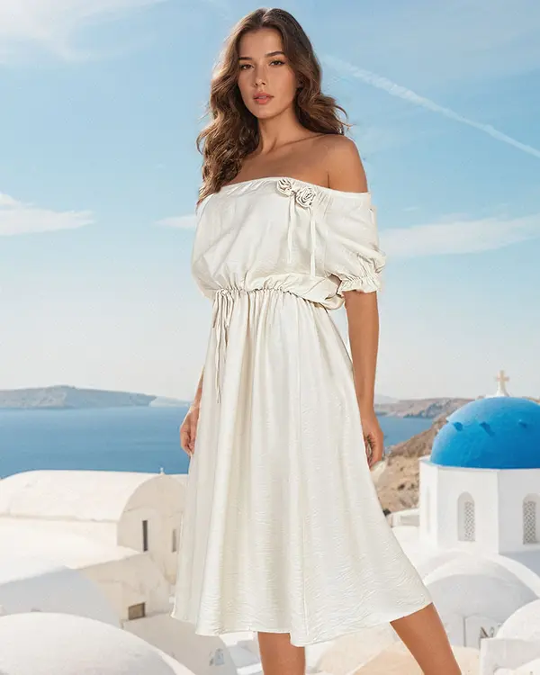 Resti Resti Women's midi dress a'la hiszpanka