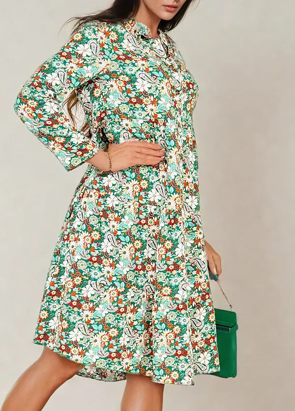 Resti Resti Women's midi patterned dress