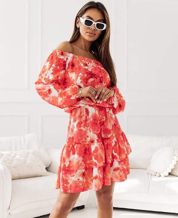 Resti Resti Women's mini a'la hiszpana floral dress