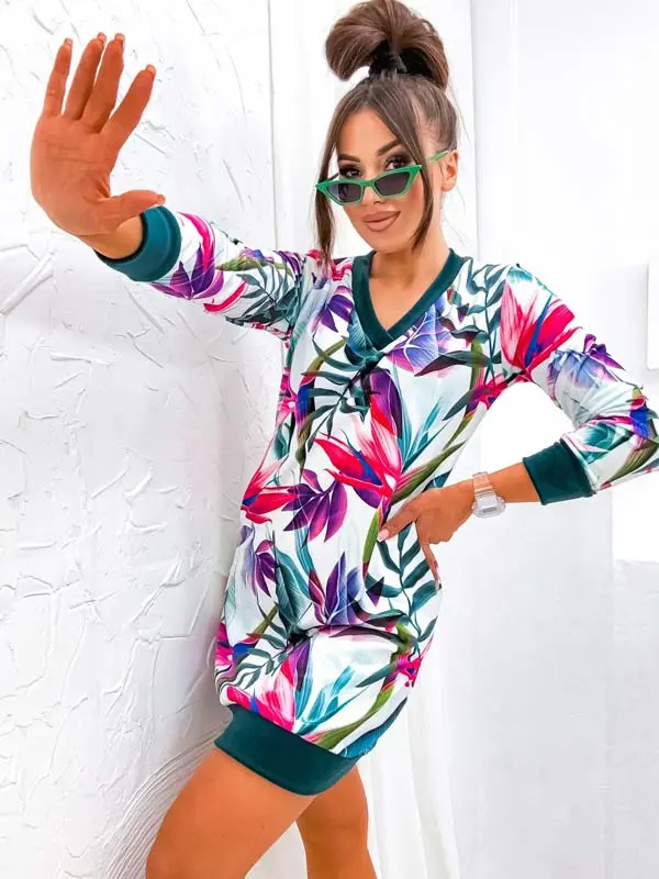 Resti Resti Women's mini dress with original pattern