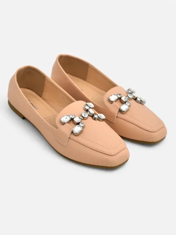Resti Resti Women's moccasins with rhinestones Lecilla