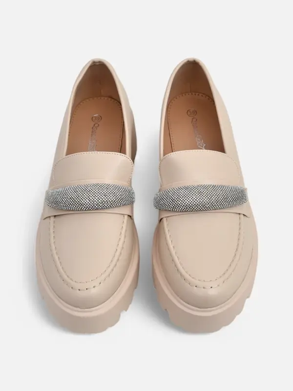 Resti Resti Women's moccasins with zircons Emerne