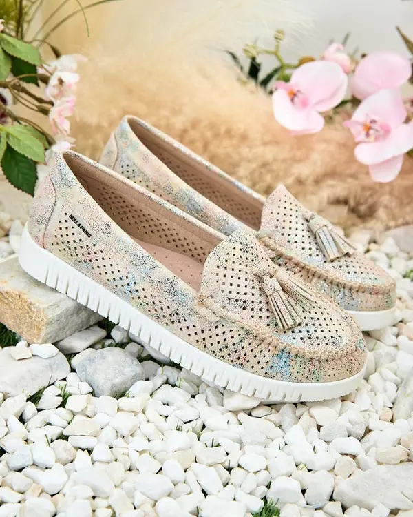 Resti Resti Women's openwork moccasins Molaffa