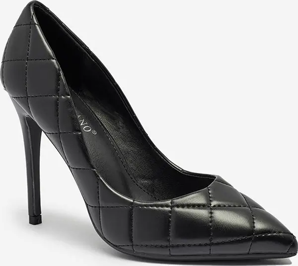 Resti Resti Women's quilted pumps in black color Duclisa- Footwear