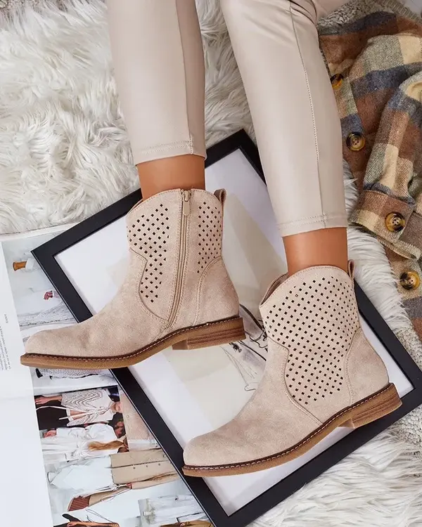 Resti Resti Women's Toffas Openwork Boots