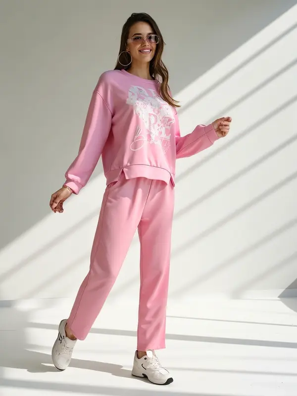 Resti Resti Women's viscose set with print