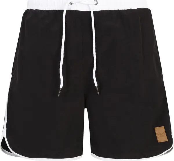 Urban Classics Retro swimsuit blk/wht