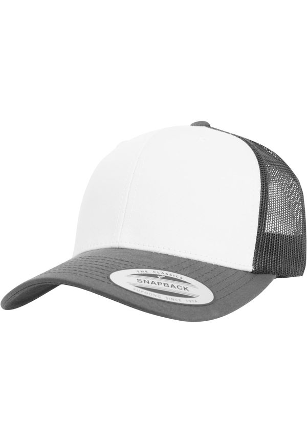 Flexfit Retro Trucker Colorful Front Dark Grey/White/Dark Grey