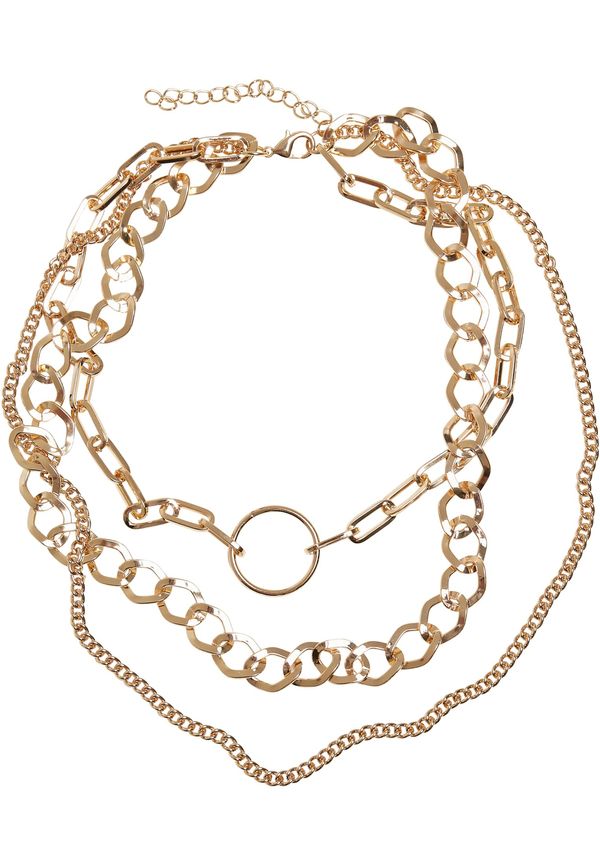 Urban Classics Accessoires Ring Layering Necklace - Gold Color