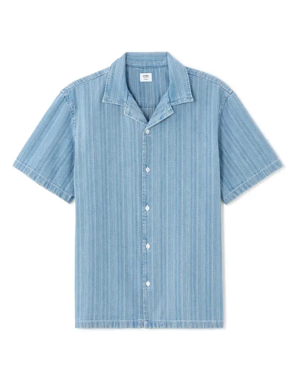 Celio Риза с къс ръкав Celio Nabarmc
