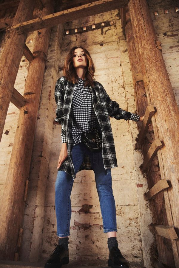 Moodo риза с вратовръзка