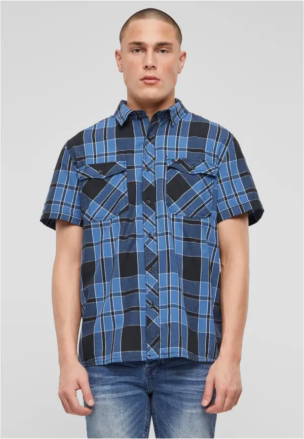 Brandit Roadstar Shirt indigo checked