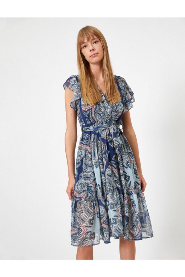 Koton Рокля Koton - тъмно синьо - Ruffle both