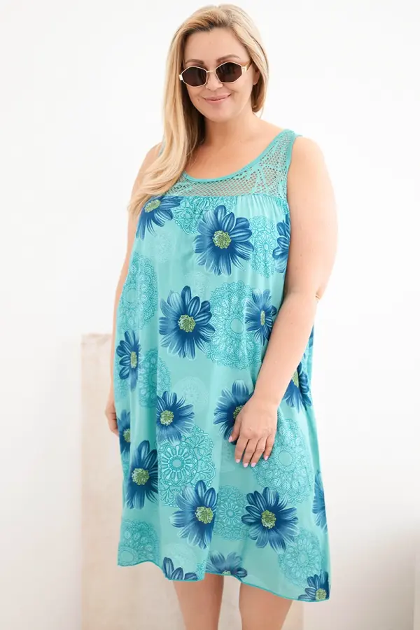 Kesi Włoski Рокля на цветя Kesi Włoski Plus Size