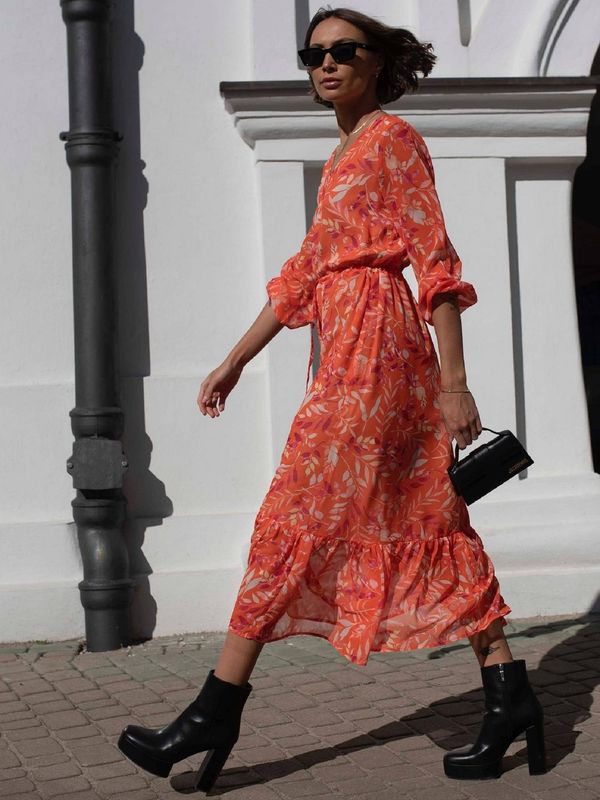 LeMonada Рокля оранжева LeMonada cxp1094.orange