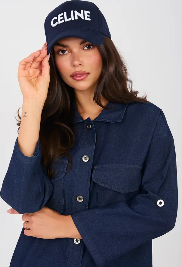 RUE PARIS Рокля-риза в тъмносиньо