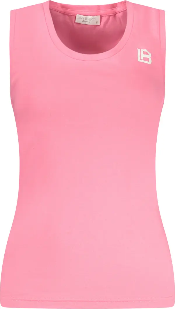 Laura Biagiotti Розов дамски топ без презрамки
