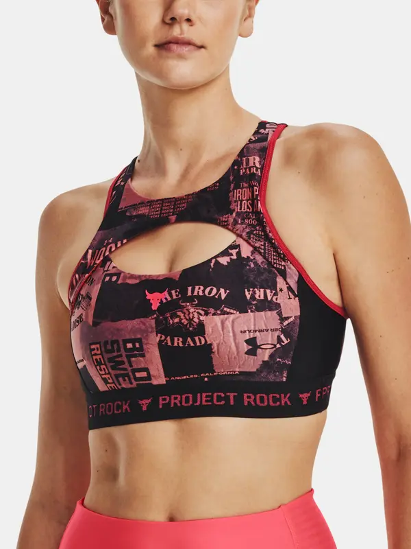 Under Armour Розов и черен спортен сутиен Under Armour