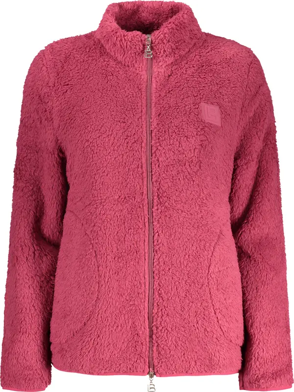 Laura Biagiotti Розов полар суитшърт с цип