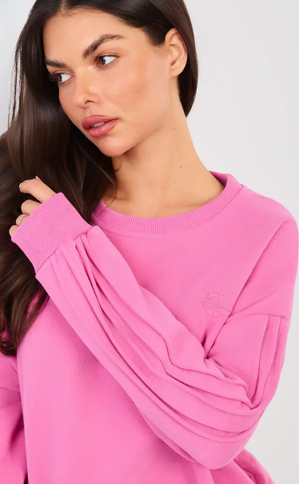 Factory Price Розов суитшърт с дълъг ръкав